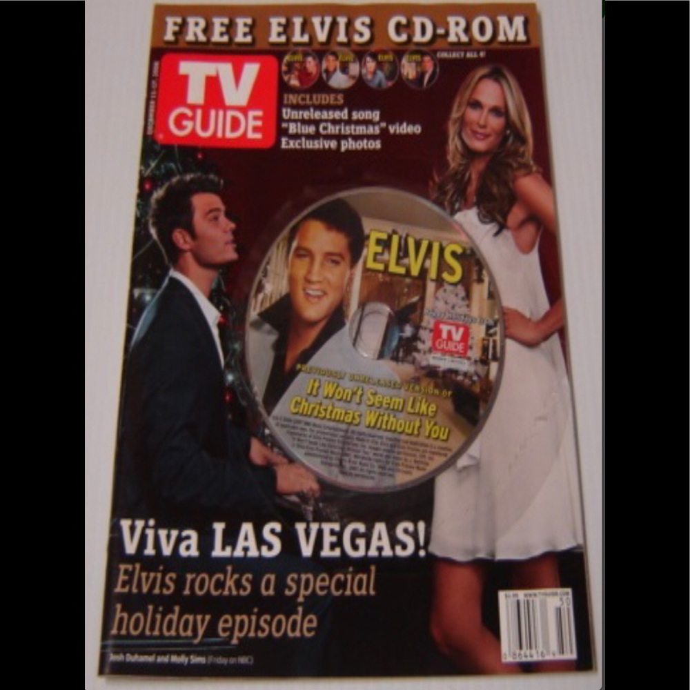 Elvis 2006 magazine with CD